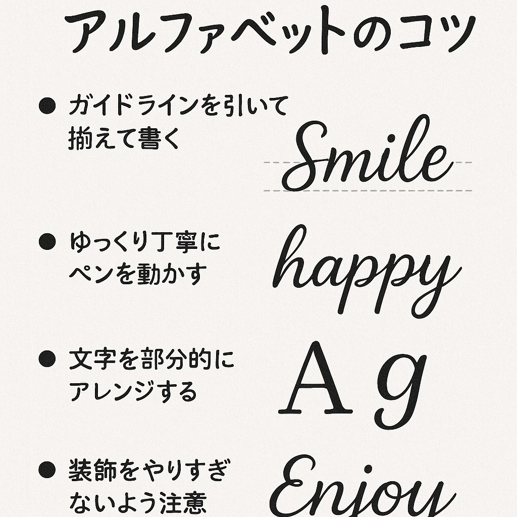 英語 フォント 手書き 簡単