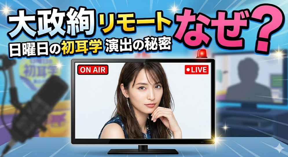 大政絢 なぜリモート