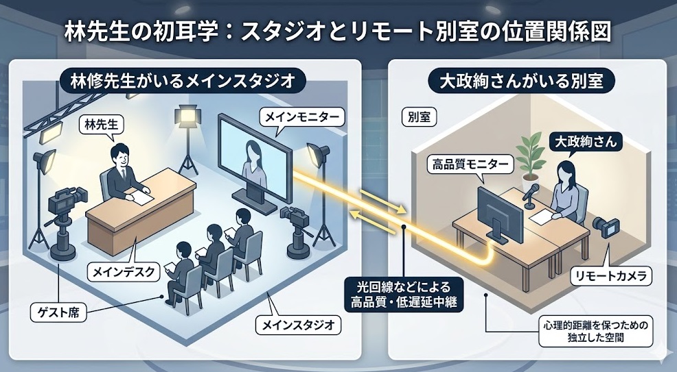 大政絢 なぜリモート