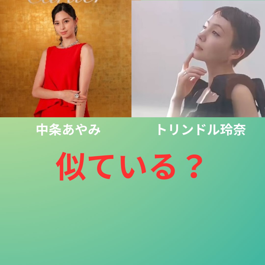 中条あやみ トリンドル玲奈 似ている？